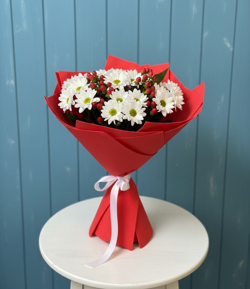 Букет цветов из: Хризантемы в Мурашах