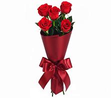 Букет 5 Красных роз Эдлесс Лав в Мурашах