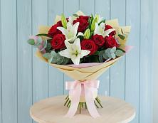 Букет цветов из:  Лилии и Розы в Мурашах