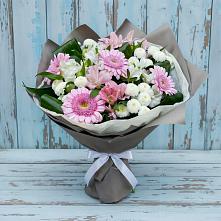 Букет цветов из:  Герберы, Альстромерии и Хризантемы в Мурашах