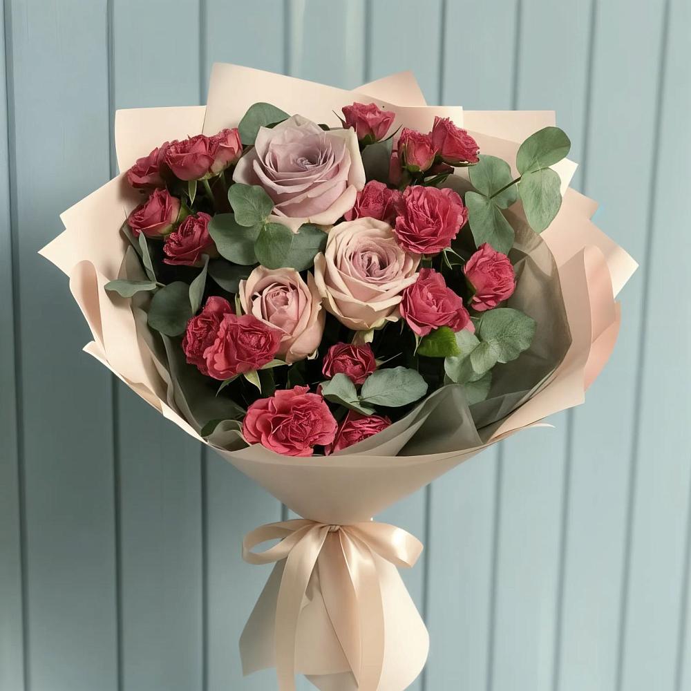 Букет цветов из: Гвоздики и Розы в Мурашах