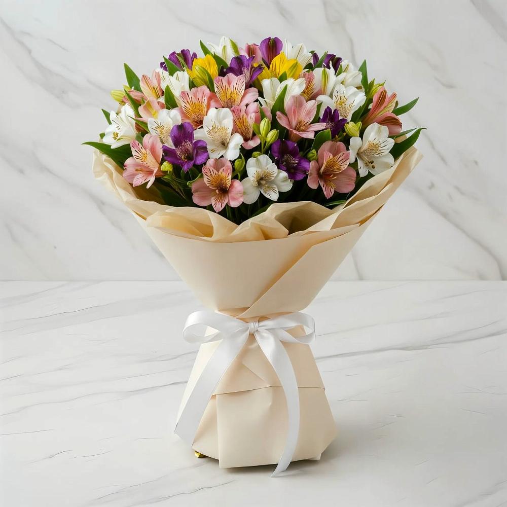 Букет цветов из: Альстромерии в Мурашах