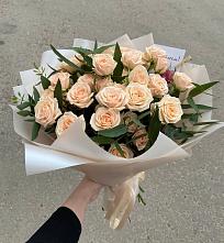 Букет Кремовые розы Латте в Мурашах