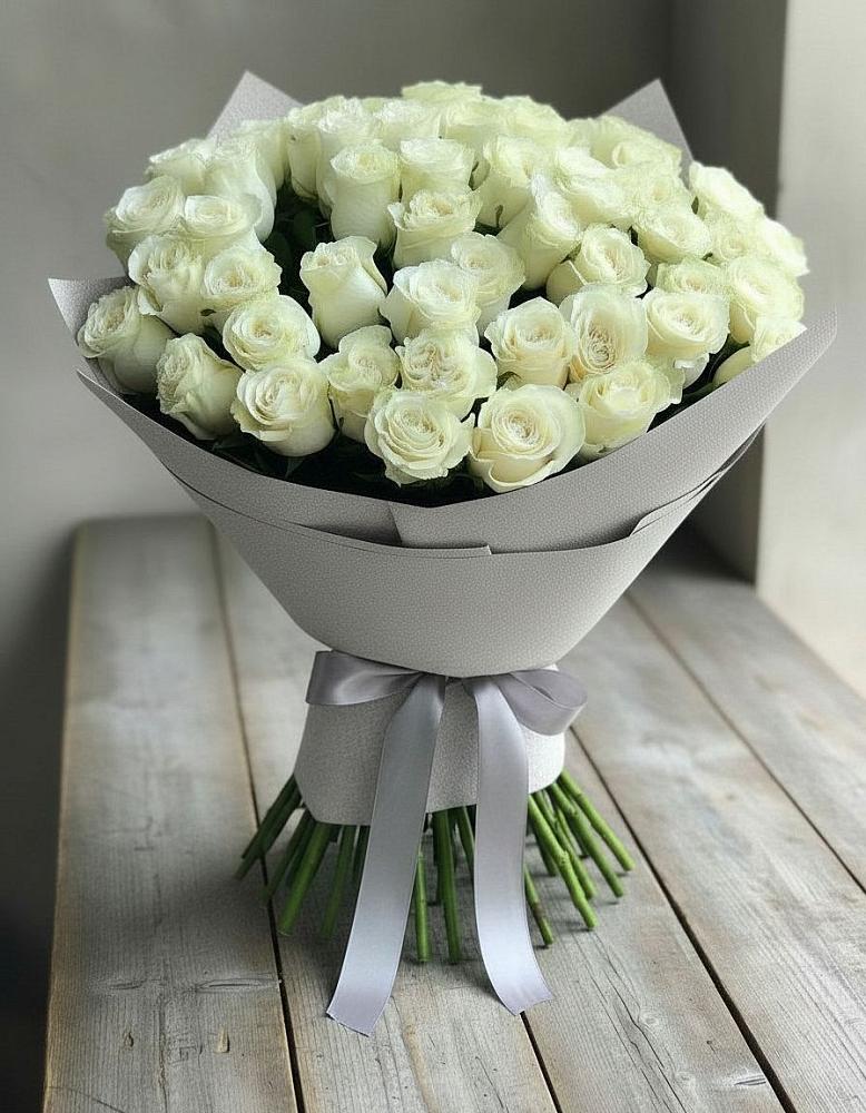 Букет 35 Белых роз в Мурашах