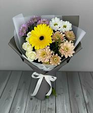 Букет цветов из:  Розы, Герберы и Хризантемы в Мурашах