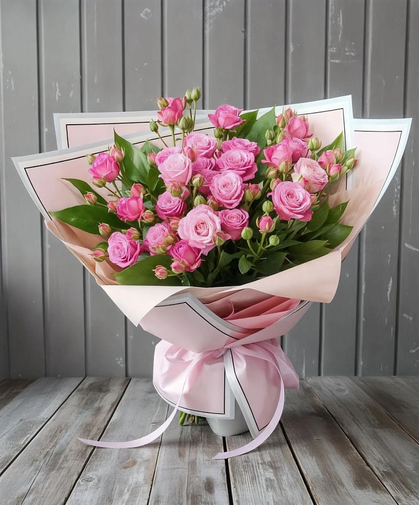 Букет Розовый кустик в Мурашах