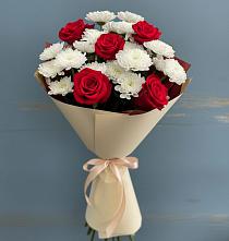 Букет цветов из:  Розы и Хризантемы в Мурашах