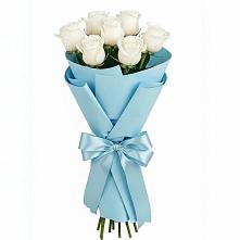 Букет 7 белых роз Проуд #REPLACE_PRED# Мурашах