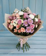 Букет цветов из:  Хризантемы, Розы и Альстромерии #REPLACE_PRED# Мурашах