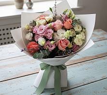 Букет цветов из:  Розы, Лизиантусы и Гвоздики в Мурашах