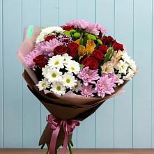 Букет цветов из:  Розы, Хризантемы и Альстромерии #REPLACE_PRED# Мурашах