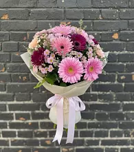 Букет цветов из:  Герберы и Хризантемы в Мурашах