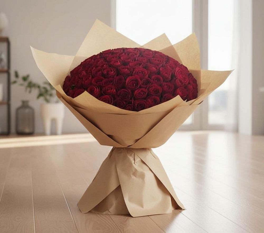 Букет 101 Красная роза в Мурашах