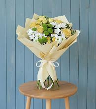 Букет цветов из:  Хризантемы и Розы в Мурашах