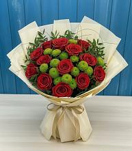 Букет цветов из:  Розы и Хризантемы в Мурашах