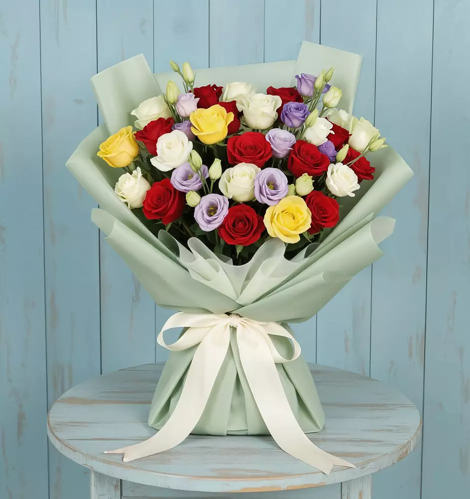 Букет цветов из: Розы в Мурашах