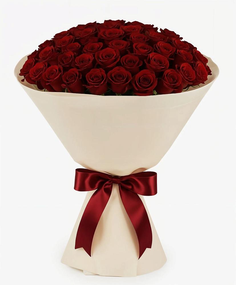 Букет 101 Бордовая роза Блэк Бакарра в Мурашах